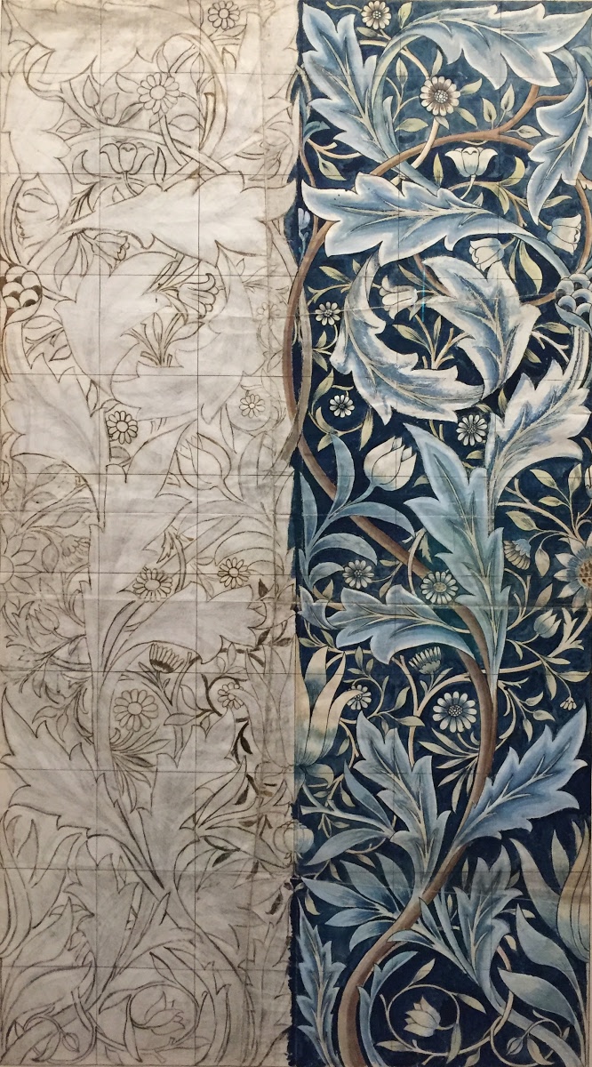 © William Morris / Dessin de panneaux de céramique pour Membland Hall William Morris Gallery, Londres