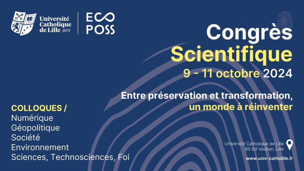 Affiche congrès scientifique ECOPOSS