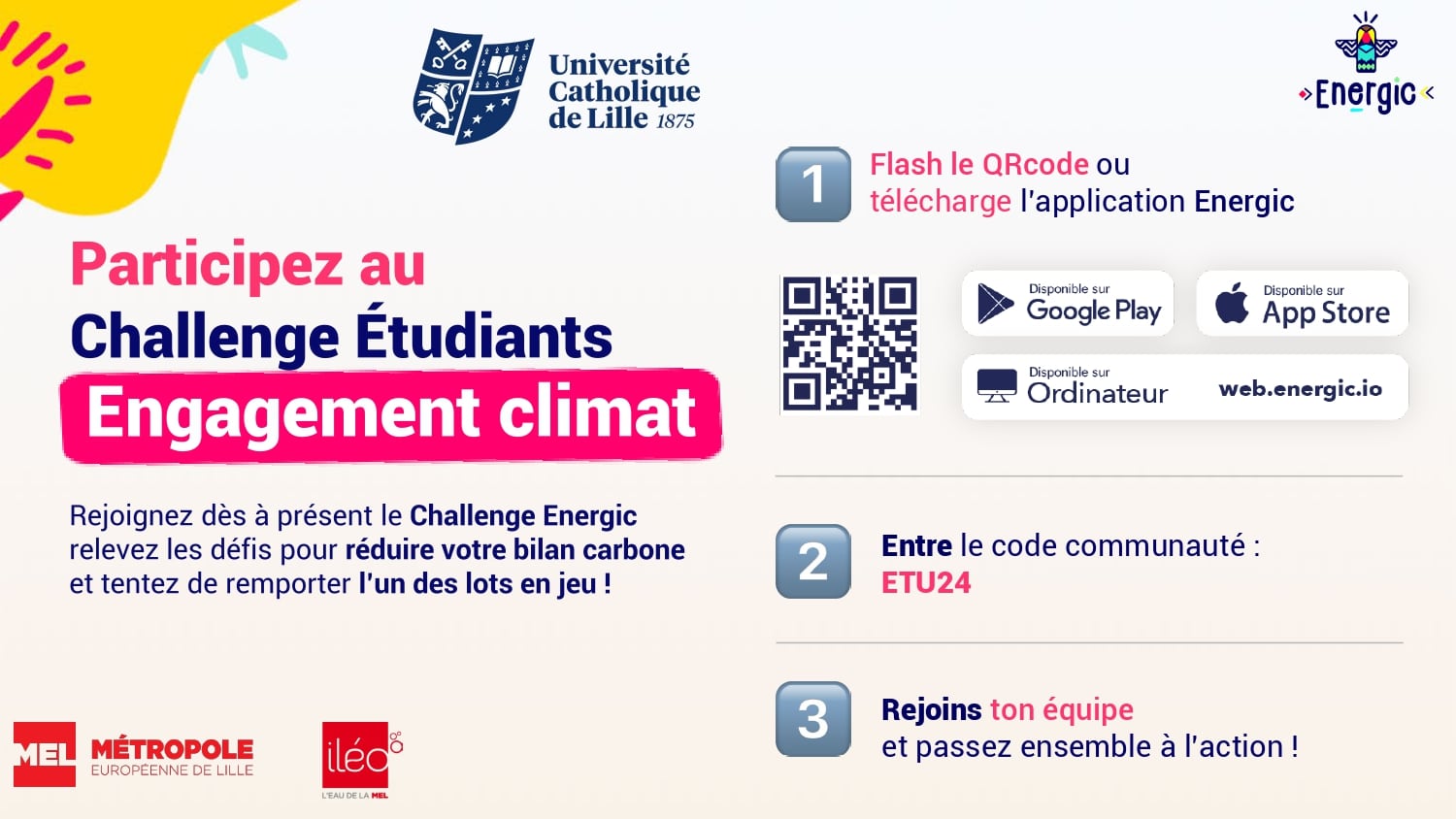 Affiche challenge Energic