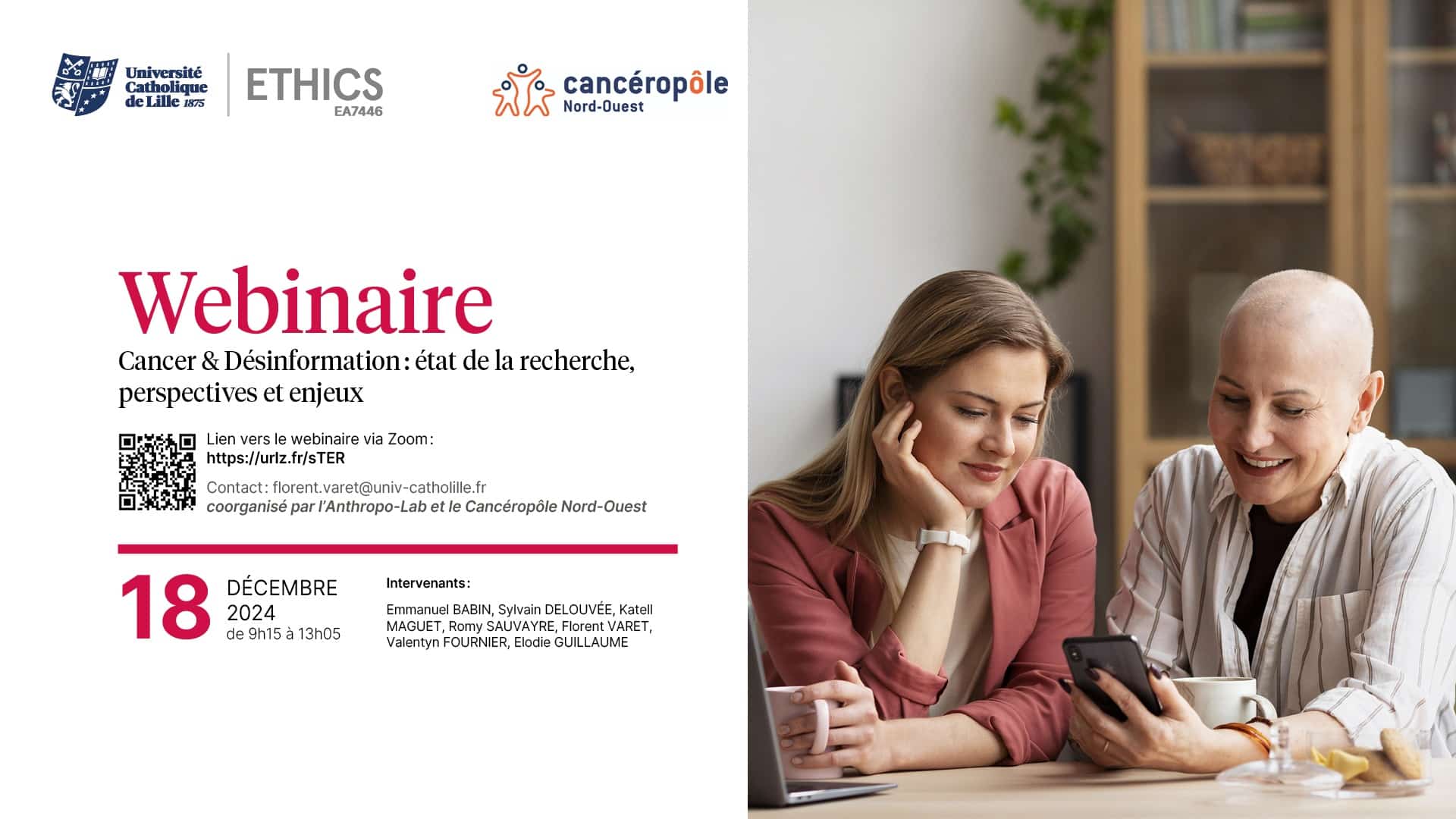 Webinaire – Cancer & Désinformation : état de la recherche, perspectives et enjeux