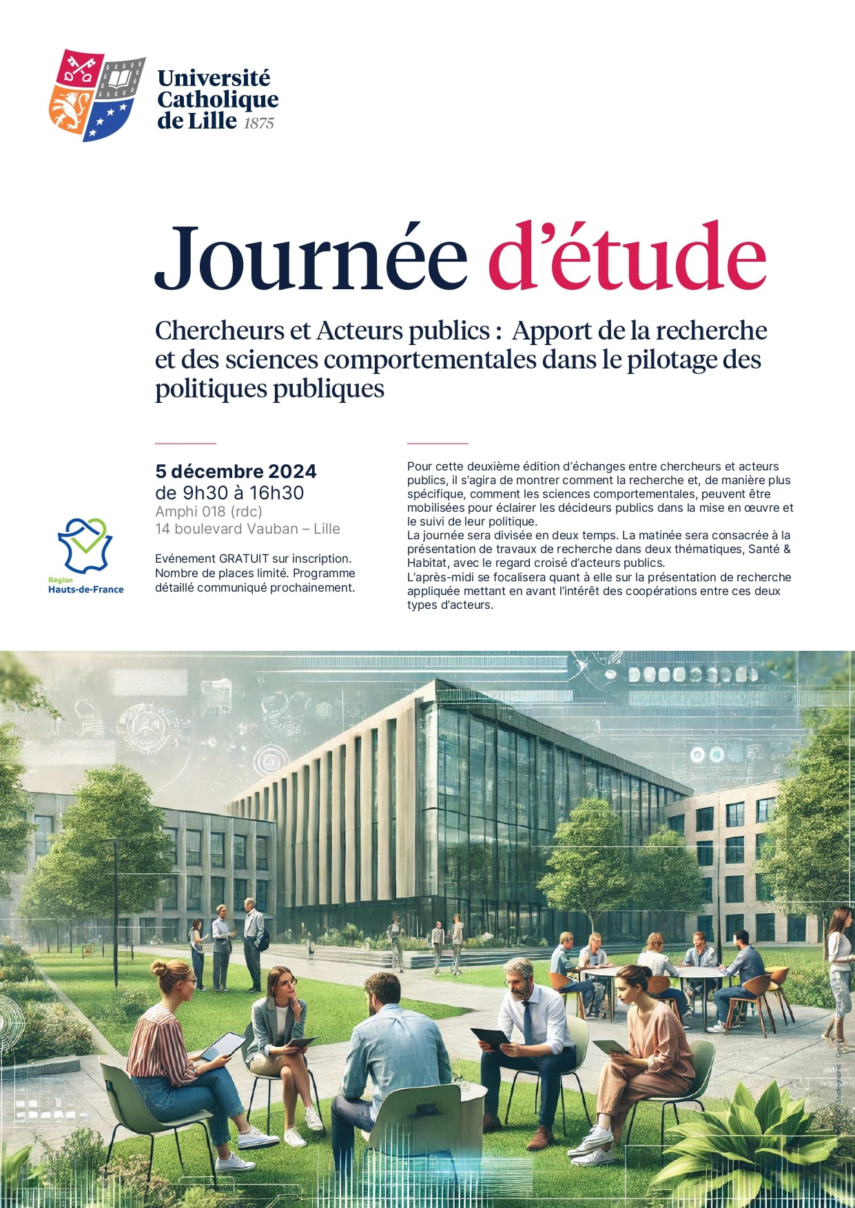 Journée d’étude – Chercheurs et Acteurs publics : Apport de la recherche et des sciences comportementales dans le pilotage des politiques publiques