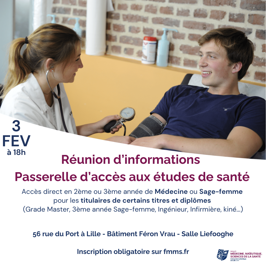 Réunion d’informations Passerelle d’accès aux études de santé