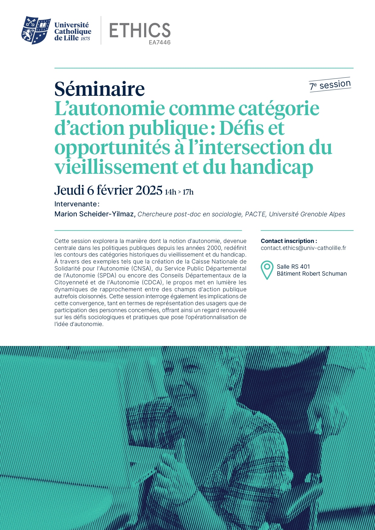 Séminaire – « L’autonomie comme catégorie d’action publique : Défis et opportunités à l’intersection du vieillissement et du handicap »