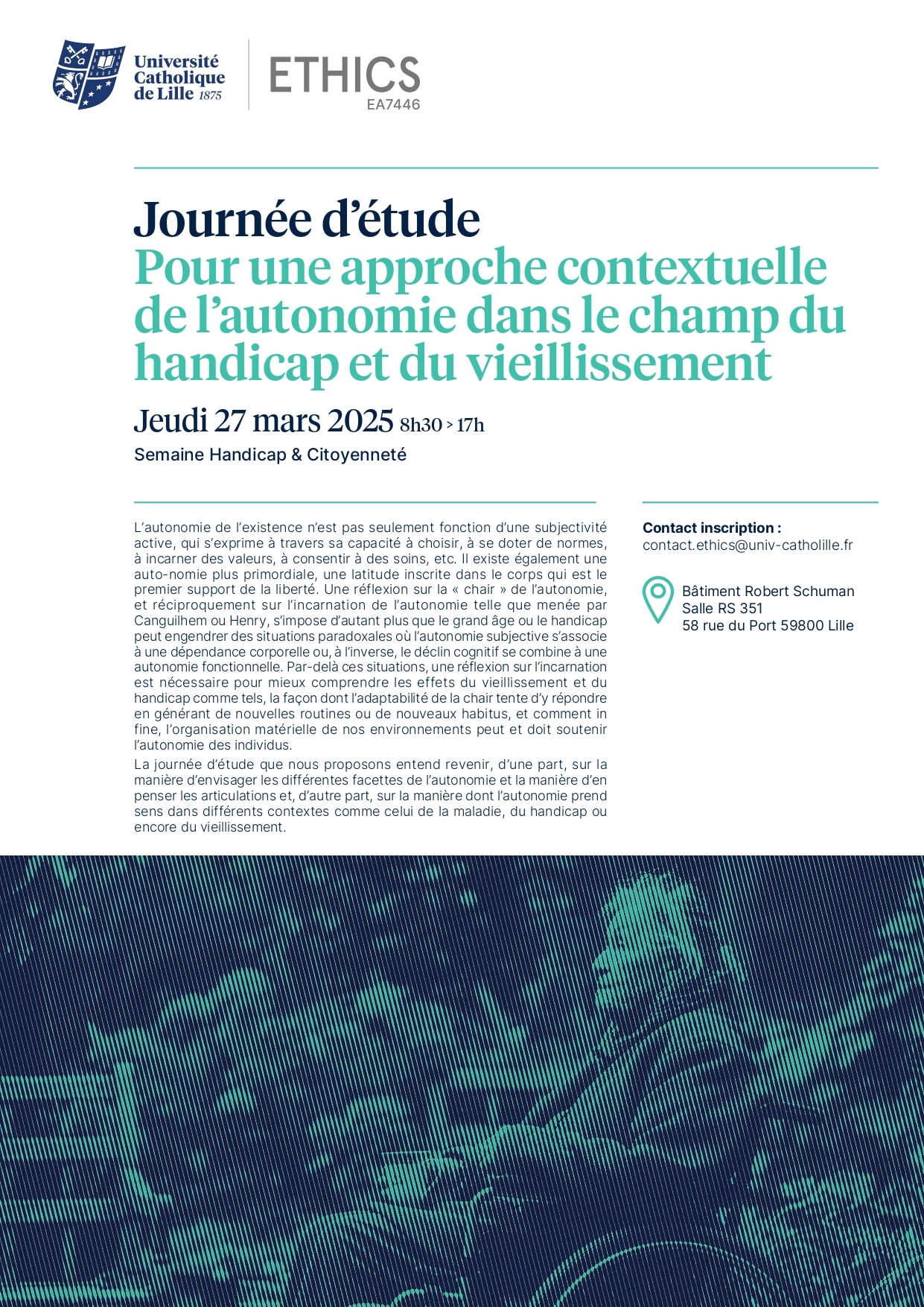 Journée d’étude : Pour une approche contextuelle de l’autonomie dans le champ du handicap et du vieillissement